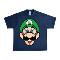 Navy luigi Urban Heavy Tee - linhVisuals