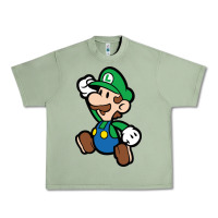 Oil Green paper luigi Urban Heavy Tee - linhVisuals