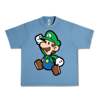 Pebble Blue paper luigi Urban Heavy Tee - linhVisuals