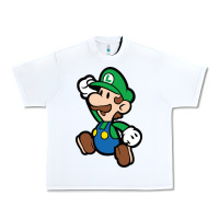 White paper luigi Urban Heavy Tee - linhVisuals