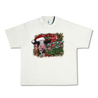 Pistachio merry christmas cow Urban Heavy Tee - CowhideDigitalArt