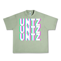 Oil Green untz untz untz techno dubstep riddim raver dj party t shirt Urban Heavy Tee - linhVisuals