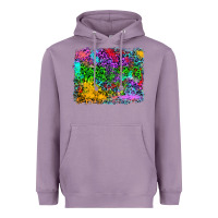 Lavender colorful leopard background Heavyweight Hoodie - RanaPortraitStore
