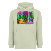 Matcha colorful leopard background Heavyweight Hoodie - RanaPortraitStore