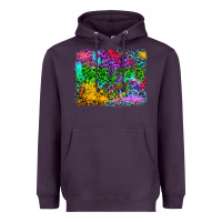 Plum colorful leopard background Heavyweight Hoodie - RanaPortraitStore