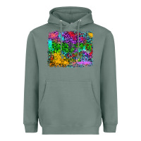 Sage colorful leopard background Heavyweight Hoodie - RanaPortraitStore