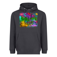 Smoke colorful leopard background Heavyweight Hoodie - RanaPortraitStore