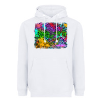 White colorful leopard background Heavyweight Hoodie - RanaPortraitStore