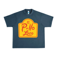 Midnight Navy el pollo loco Urban Heavy Tee - linhVisuals