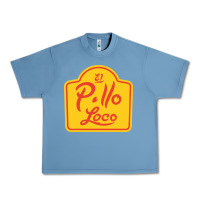 Pebble Blue el pollo loco Urban Heavy Tee - linhVisuals