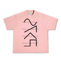 Salmon vintage analog synthesizer techno waveform   synth nerd raglan basebal Urban Heavy Tee - linhVisuals