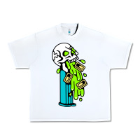 White skull pez Urban Heavy Tee - linhVisuals