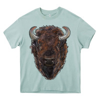 Arona american bison Heavy Core Tee - RanaPortraitStore
