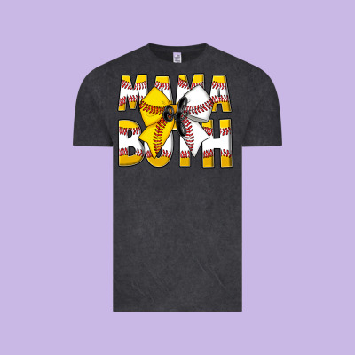 Mama Of Both Vintage Tee Designed By Cowhidedigitalart