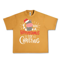 Peanut Butter i want hippopotamus for christmas hippo xmas gift Urban Heavy Tee - linhVisuals