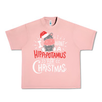 Salmon i want hippopotamus for christmas hippo xmas gift Urban Heavy Tee - linhVisuals