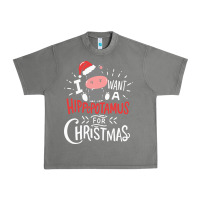 Tornado i want hippopotamus for christmas hippo xmas gift Urban Heavy Tee - linhVisuals