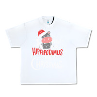 White i want hippopotamus for christmas hippo xmas gift Urban Heavy Tee - linhVisuals