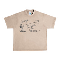 French Oak george lassos the moon   its a wonderful life Urban Heavy Tee - linhVisuals