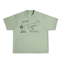 Oil Green george lassos the moon   its a wonderful life Urban Heavy Tee - linhVisuals