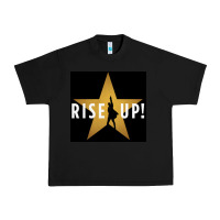 Black rise up! hamilt musical broadway Urban Heavy Tee - linhVisuals
