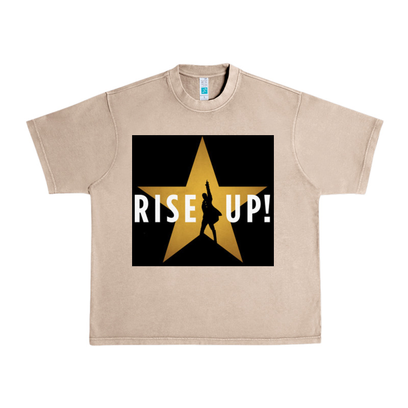 Rise Up! Hamilt Musical Broadway Urban Heavy Tee by linhVisuals | Teevron