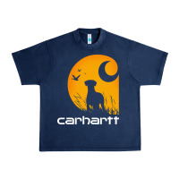 Navy carhartt vintage Urban Heavy Tee - linhVisuals