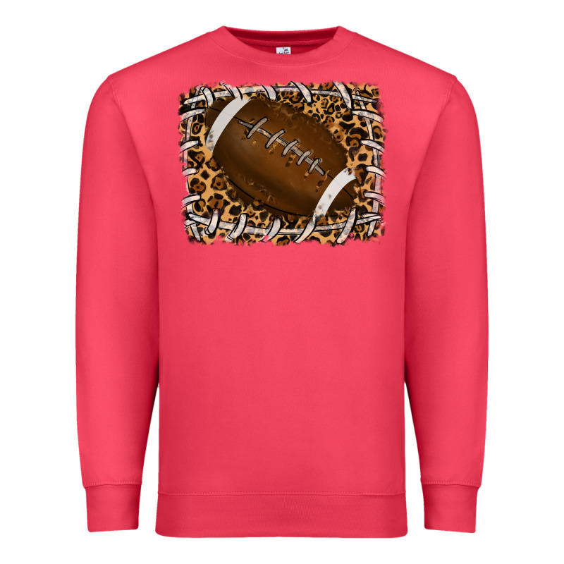 Leopard American Football Backround Premium Sweatshirt by RanaPortraitStore | Teevron