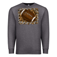 Charcoal Heather leopard american football backround Premium Sweatshirt - RanaPortraitStore