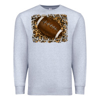 Heather Grey leopard american football backround Premium Sweatshirt - RanaPortraitStore