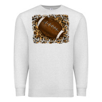 Oatmeal Heather leopard american football backround Premium Sweatshirt - RanaPortraitStore