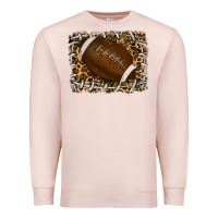 Pale Pink leopard american football backround Premium Sweatshirt - RanaPortraitStore