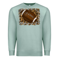 Seafoam leopard american football backround Premium Sweatshirt - RanaPortraitStore