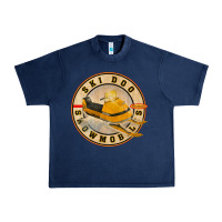 Navy ski doo vintage snowmobiles Urban Heavy Tee - linhVisuals