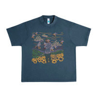 Midnight Navy tyler the creator flower boy Urban Heavy Tee - linhVisuals