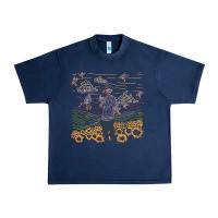 Navy tyler the creator flower boy Urban Heavy Tee - linhVisuals
