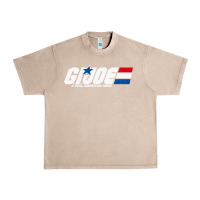 French Oak distressed army green gi joe Urban Heavy Tee - linhVisuals