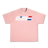 Salmon distressed army green gi joe Urban Heavy Tee - linhVisuals