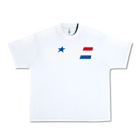 White distressed army green gi joe Urban Heavy Tee - linhVisuals