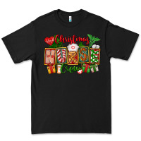 Black Christmas Nurse Crew Premium Tee - FaDigitalArtStudio