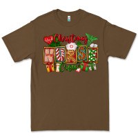 Cacao Christmas Nurse Crew Premium Tee - FaDigitalArtStudio