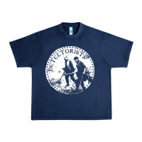 Navy detectorists Urban Heavy Tee - linhVisuals