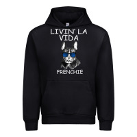 Black Livin' la vida Frenchie Urban Hoodie - Bettercallsaul