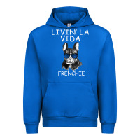 Cobalt Livin' la vida Frenchie Urban Hoodie - Bettercallsaul