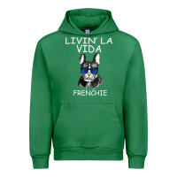 Emerald Livin' la vida Frenchie Urban Hoodie - Bettercallsaul