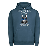 Pigment Midnight Navy Livin' la vida Frenchie Urban Hoodie - Bettercallsaul