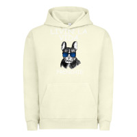 Pigment Pistachio Livin' la vida Frenchie Urban Hoodie - Bettercallsaul