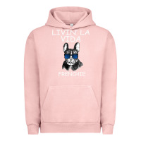 Pigment Salmon Livin' la vida Frenchie Urban Hoodie - Bettercallsaul