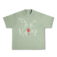 Oil Green beauty the beast love Urban Heavy Tee - linhVisuals