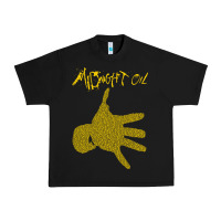 Black Midnight Oil colour Urban Heavy Tee - linhVisuals